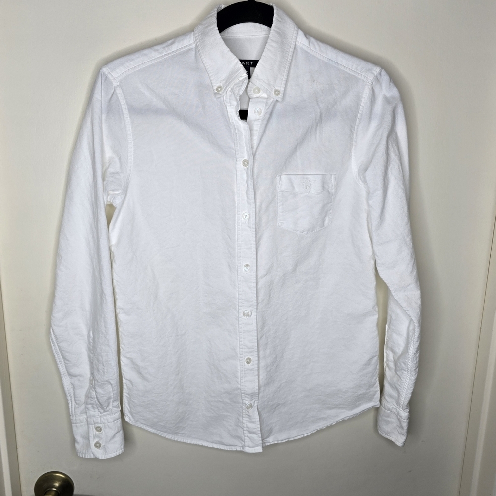 Gant Classic White Women's Buttonup Shirt Size 6